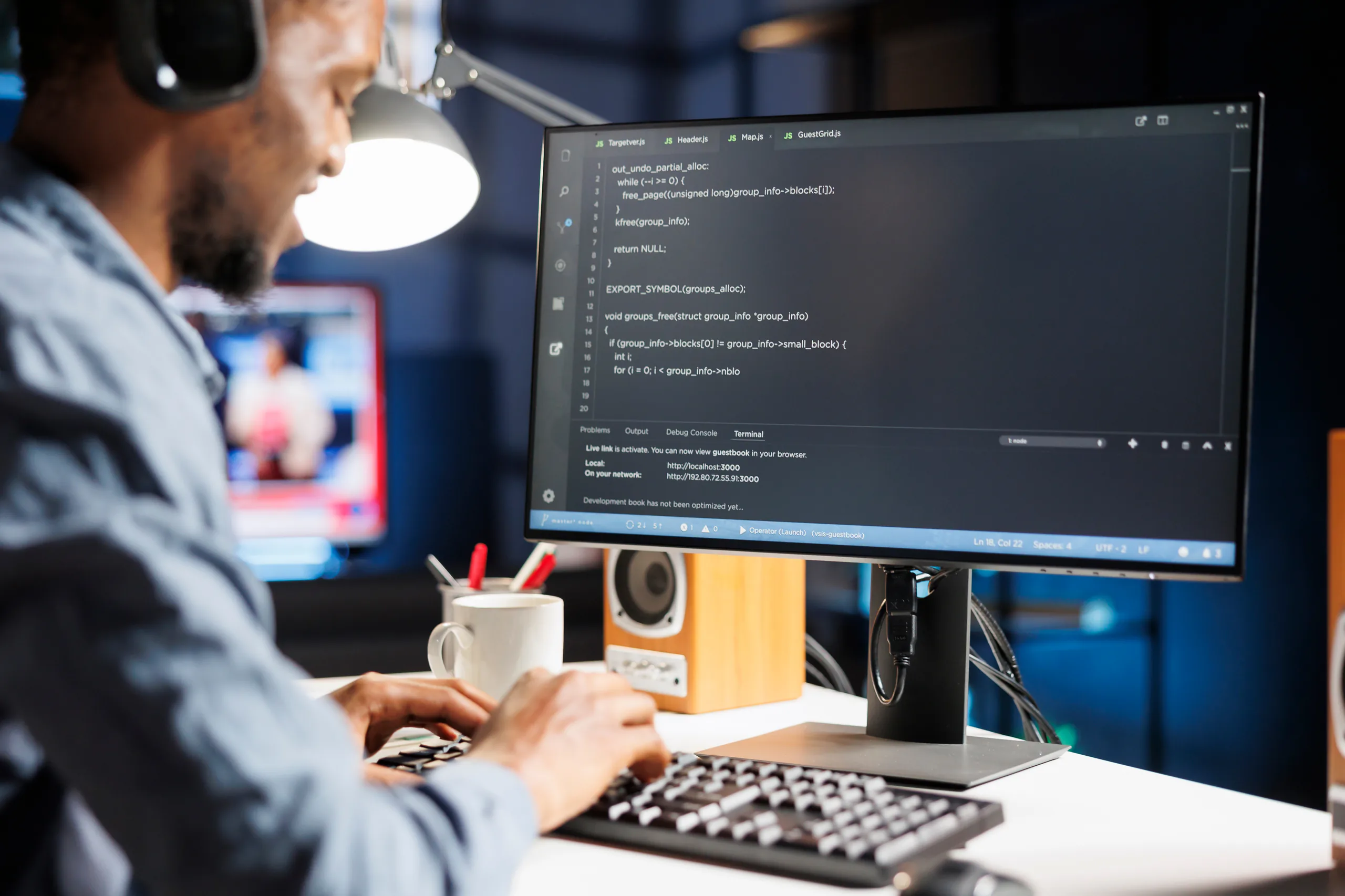 Webentwicklung am Arbeitsplatz
