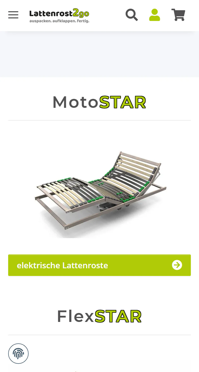 Onlineshop von Lattenrost2go